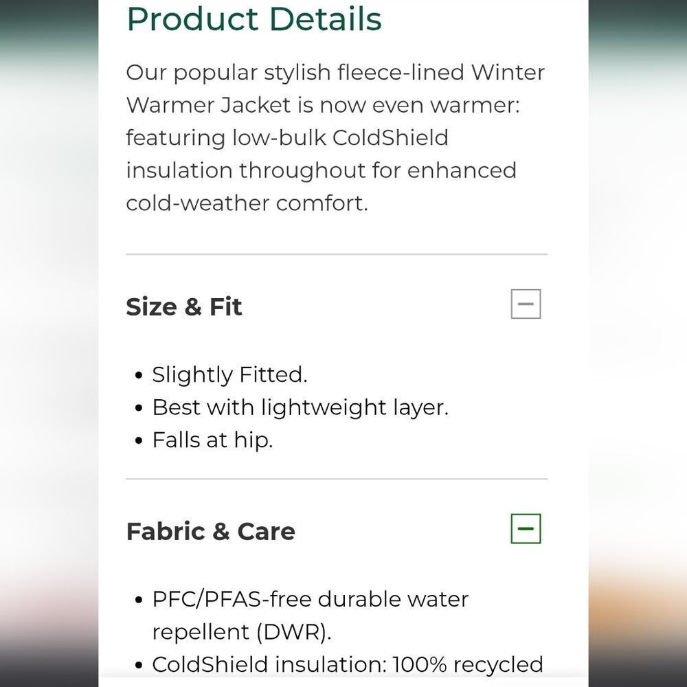 L.L. Bean Women's Winter Warmer Coat - Picture 6 of 16